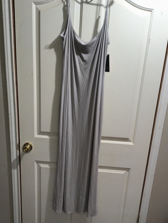 wild fable Dresses & Skirts - wild fable Light Gray Slip Maxi Dress with Spaghetti Straps